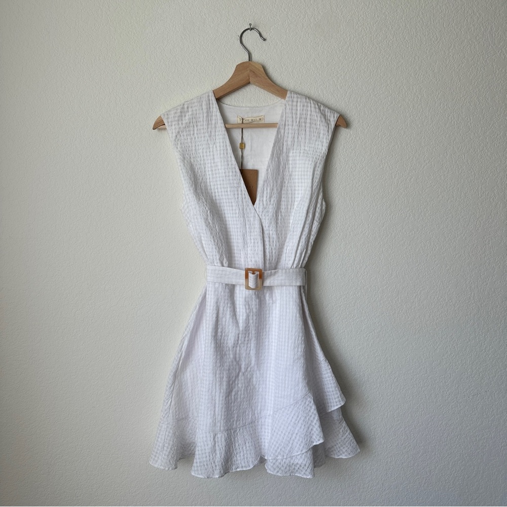 NWT Stevie May White Everly mini dress